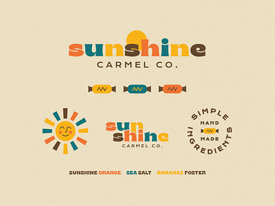 Sunshine Carmel Co. by Amy Webb on Dribbble