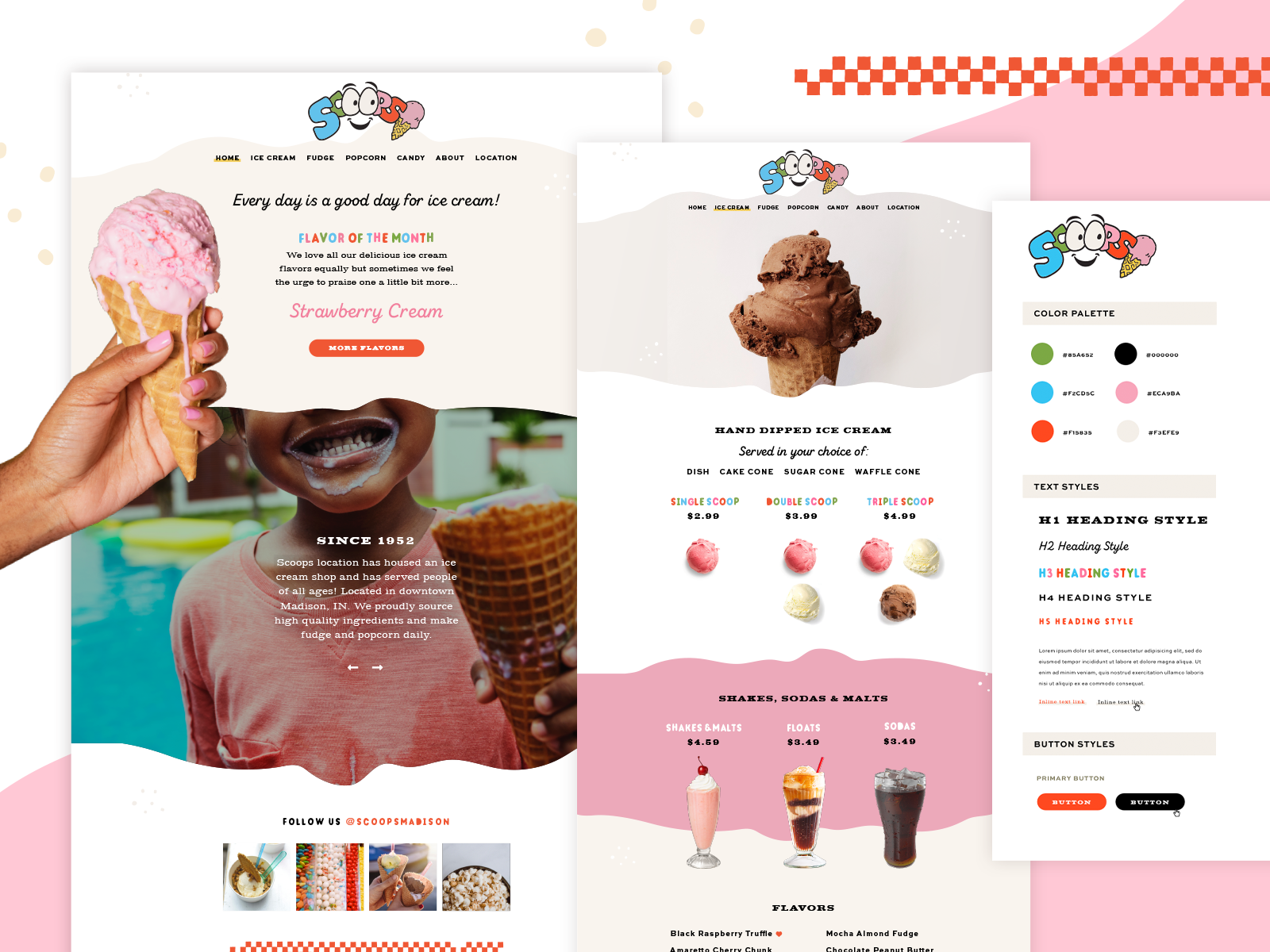 Scoops flavor ice cream ice cream shop illustration png retro scoop vintage web web banner