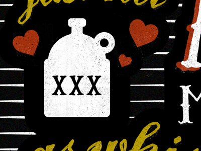 Valentine illustration love type valentine valentines day whiskey