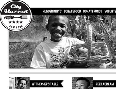 City Harvest Website web