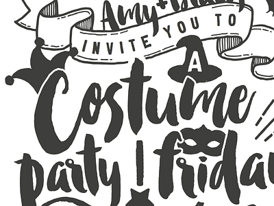 Costume Party Invite