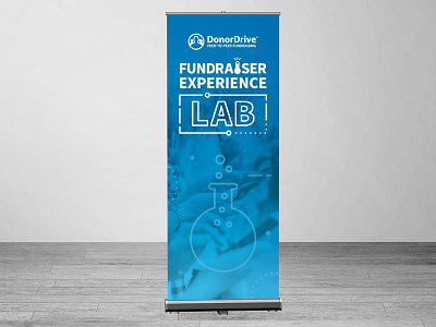 Fundraiser Experience Lab Banner banner conference experience fundraising lab popup banner print pullup banner