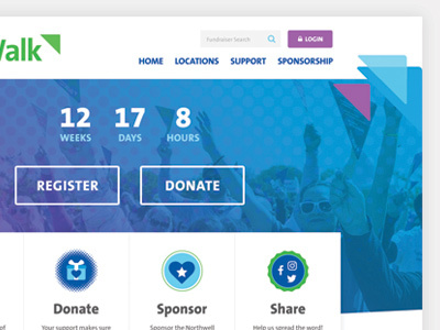 Banner Patterns buttons share donate icons nonprofit web web banner patterns