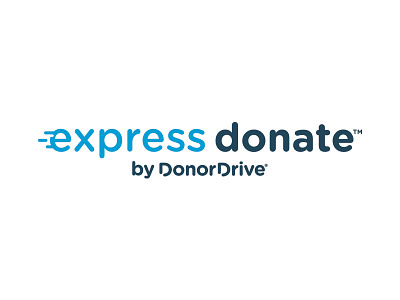 Express Donate donate donation express fast fundraising illustration logo non profit