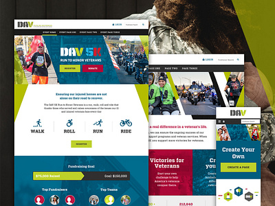 DAV banner donate donation event fundraising icons illustration non profit ui ux web web banner web design