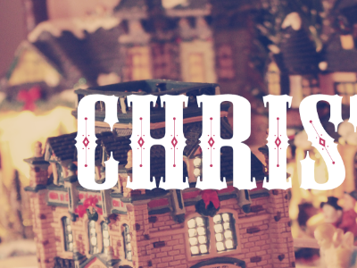 Christmas is coming. background image christmas letters type
