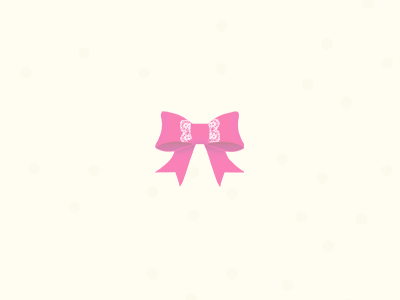 Bow Icon bow icon lace pink