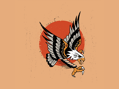 Eagle design distressed eagle eagle logo hand drawn illustration logo tattoo tattoo art vector