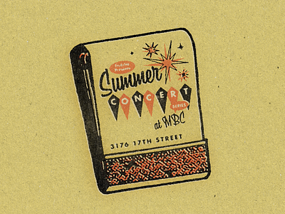 Summer Concert Matchbook