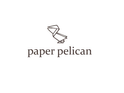 Paper Pelican logo logo
