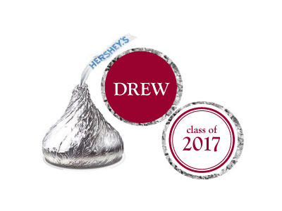 Hershey Kiss labels