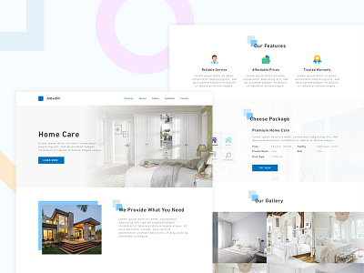 Al-Bedfill Landing Page Design