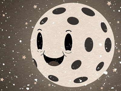 Smile art clouds cute drawing frozen illustration moon mountain snow star winter