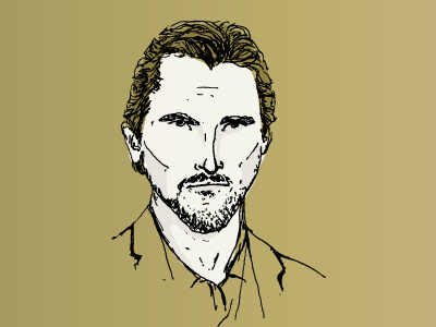 Christian Bale Illustration design illustration