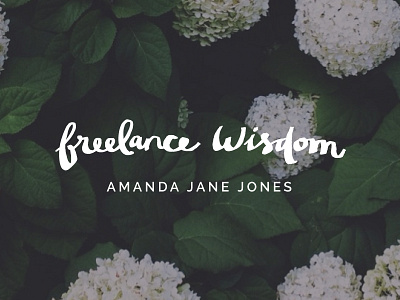 Freelance Wisdom: Amanda Jane Jones