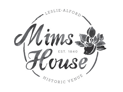 Mims House Logo idea branding design identity logo