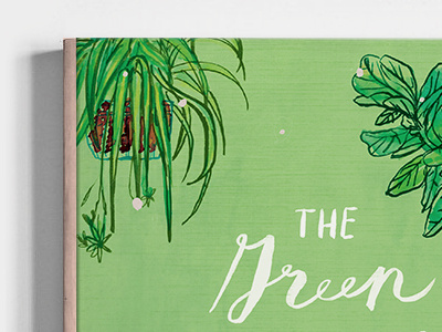 The Green... design identity illustration