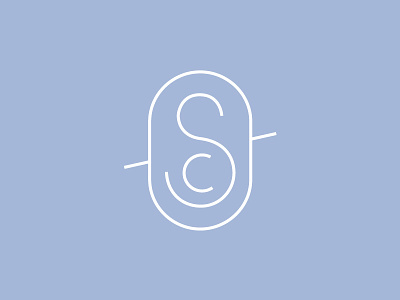 SC Monogram design identity lettering logo monogram