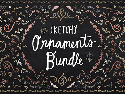 Sketchy Ornaments Bundle