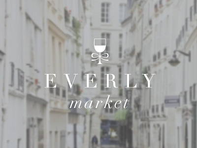 Everly Logo Exploration branding design ecommerce feminine identity logo shop wine