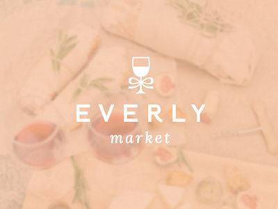 Everly Logo Exploration branding design ecommerce feminine identity logo shop wine