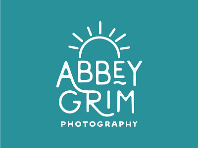 AG Logo design identity lettering logo