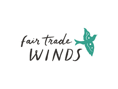FTW logo bird design ecommerce fair trade identity illustration logo shopping
