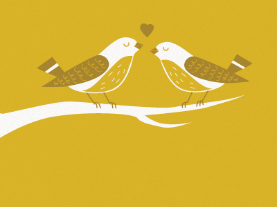 Love Birds birds design invitation love minted wedding