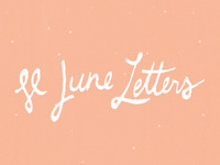 june letters companion pieces by jessica levitz on dribbble