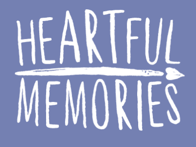 HeARTful Memories art design logo