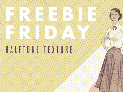 June Letters Freebie Friday No. 1 blog design free halftone vintage