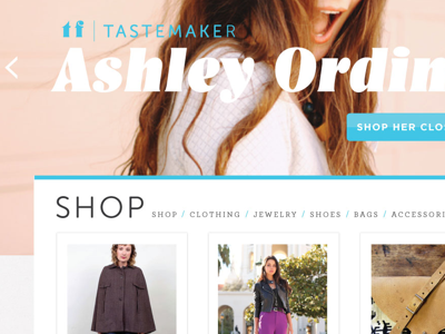 Threadflip Exploration design fashion shopping ui website