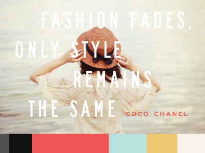 TF Color Palette Idea design fashion identity threadflip