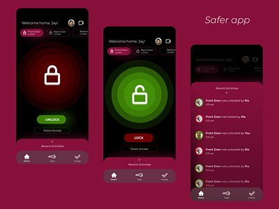 Safer ai app branding design graphic icon minimal ui ux web