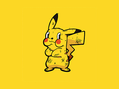 bootleg pika illustration pikachu pokemon