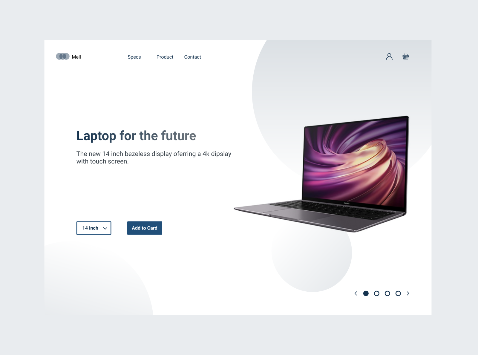 Laptop Website by Betim Zaman on Dribbble