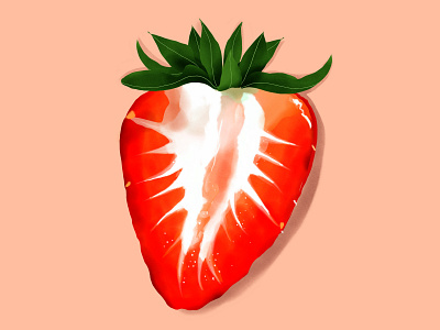 Strawberry Fruit Illustration