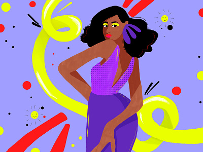 Shapes and Textures characterdesign digital illustration editorial illustration fashion illustration freelance illustrator fun illustration illustration illustration art illustrator packagingdesign shapes textures vector illustration woman woman character woman illustration woman portrait