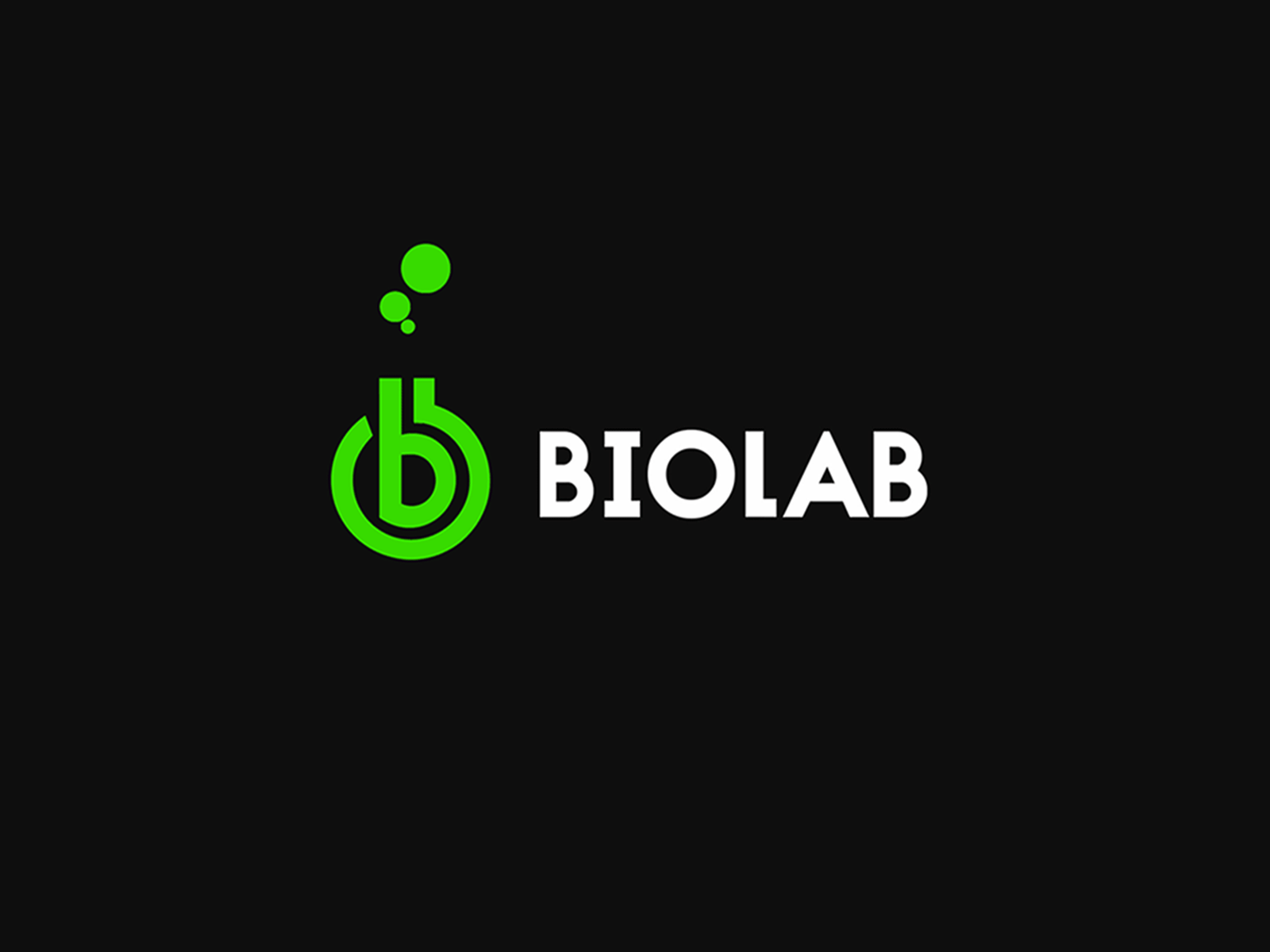BIOLAB LOGO animation branding branding design design graphic design logo logo design logo designer logos