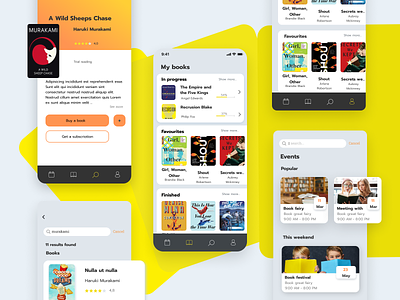 Book shop app app app design books bookshop e commerce e commerce app ecommerce ui ux