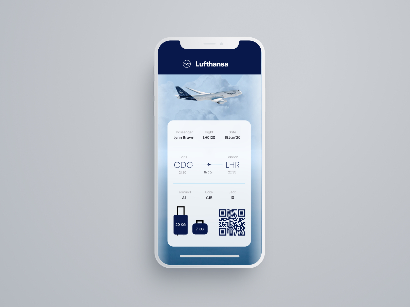 Daily UI 024 Boarding Pass By Yana Canvas On Dribbble   Daily Ui 024   Boarding Pass 4x 