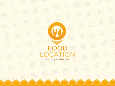 FoodLocation Logo app food loaction logo