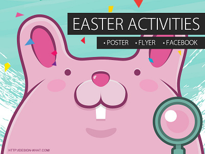 Easter Activities easter easter banner easter flyer easter poster egg events facebook banner flyers holidays poster rabbit