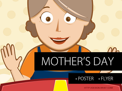 Mother's Day Event event flyer gold mall activities mothers day orange poster promotions red school activities women yellow