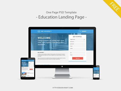 Education Landing Page