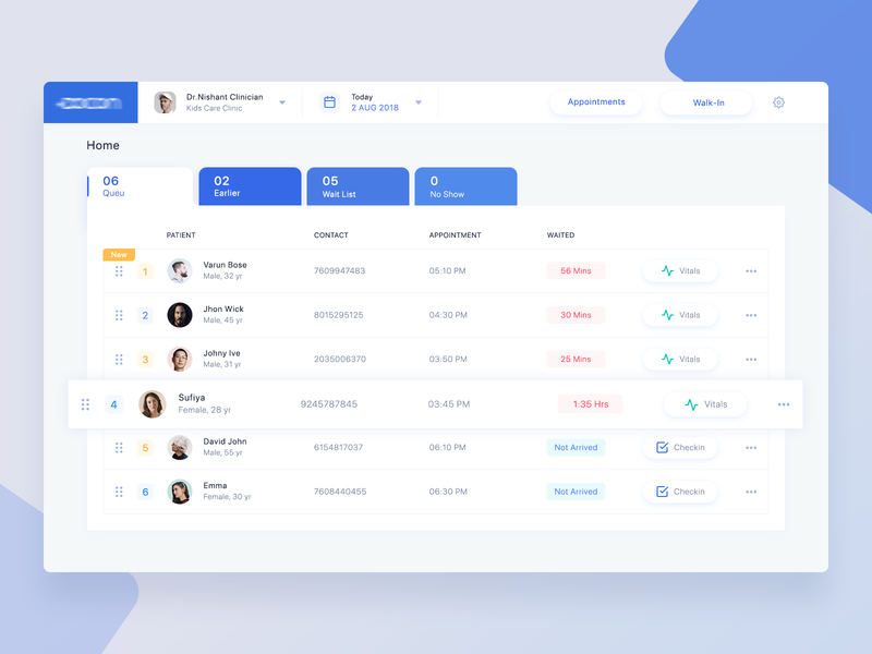 Appointment Scheduling App by Anu Raveendran on Dribbble