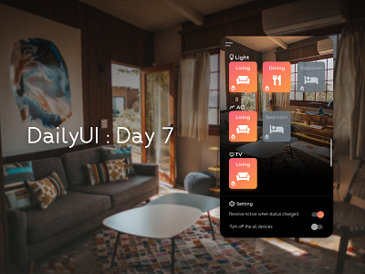 Daily UI :: day007 - Settings app app design daily ui dailyui home app illustrator photoshop setting settings page uidesign uiux