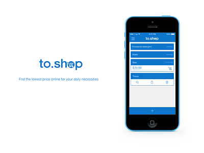 to.shop - iPhone app ios ios7 iphone shop