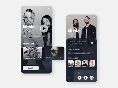 Music player app