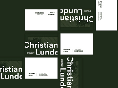 Business Cards, Christian Lunde